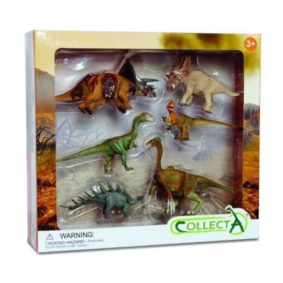 Set 6 figurine pictate manual Dinozauri 1 Set 6 figurine pictate manual Dinozauri 1