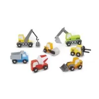 Set de 7 masinute utilitare din lemn Melissa and Doug