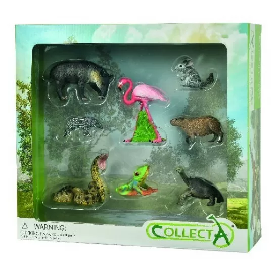 Set de 8 figurine pictate manual Wild Life Set de 8 figurine pictate manual Wild Life