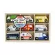 Set 9 masinute utilitare din lemn Melissa and Doug Set 9 masinute utilitare din lemn Melissa and Doug