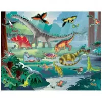 Set de abtibilduri reutilizabile Lumea Preistorica Melissa and Doug
