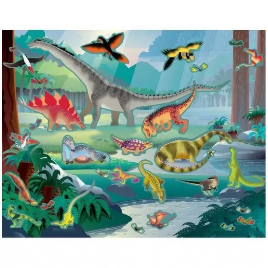 Set de abtibilduri reutilizabile Lumea Preistorica Melissa and Doug Set de abtibilduri reutilizabile Lumea Preistorica Melissa and Doug
