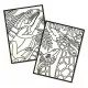 Set de colorat vitralii cu animale Melissa and Doug