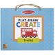 Set de creatie Camioane Melissa & Doug Set de creatie Camioane Melissa & Doug