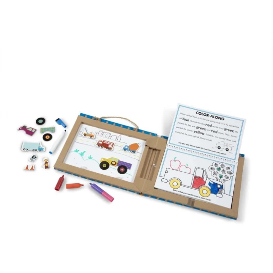 Set de creatie Camioane Melissa & Doug Set de creatie Camioane Melissa & Doug