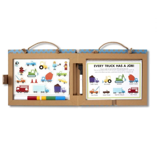 Set de creatie Camioane Melissa & Doug Set de creatie Camioane Melissa & Doug