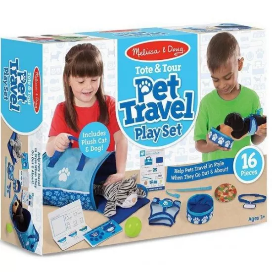 Set de joaca Melissa&Doug - Animalele de companie calatoresc Set de joaca Melissa&Doug - Animalele de companie calatoresc