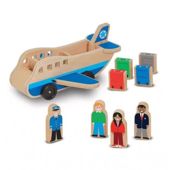 Set de joaca Avion cu pasageri Melissa and Doug Set de joaca Avion cu pasageri Melissa and Doug