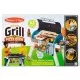 Set de joaca din lemn cu accesorii Grill si Pizza Melissa and Doug