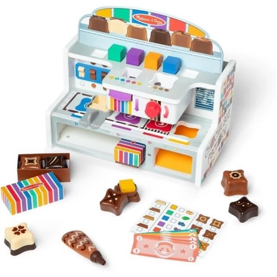 Set de joaca din lemn Fabrica de ciocolata Set de joaca din lemn Fabrica de ciocolata