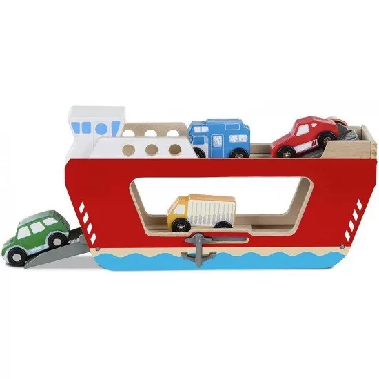 Set de joaca din lemn Feribot Melissa and Doug Set de joaca din lemn Feribot Melissa and Doug