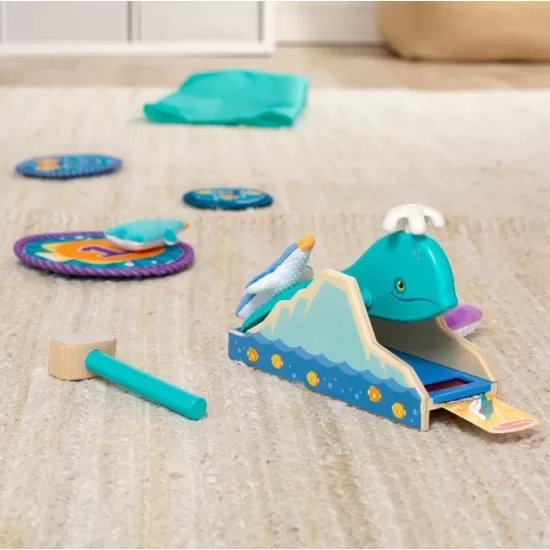 Set de joaca din lemn Pinguinii Zburatori - Colectia Distractie la targ Set de joaca din lemn Pinguinii Zburatori - Colectia Distractie la targ