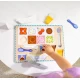 Set de joaca din lemn si puzzle magnetic - Inghetata Set de joaca din lemn si puzzle magnetic - Inghetata