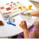 Set de joaca din lemn si puzzle magnetic - Inghetata Set de joaca din lemn si puzzle magnetic - Inghetata