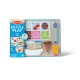 Set de joaca din lemn si puzzle magnetic - Inghetata Set de joaca din lemn si puzzle magnetic - Inghetata
