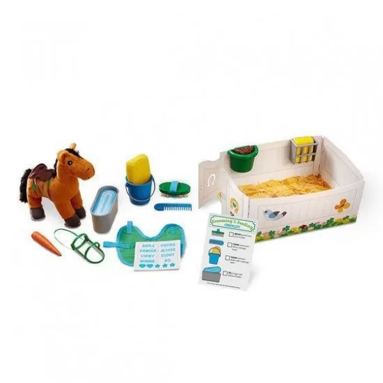 Set de joaca Ingrijeste calutii - Melissa and Doug Set de joaca Ingrijeste calutii - Melissa and Doug