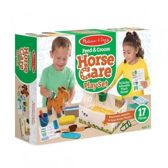 Set de joaca Ingrijeste calutii - Melissa and Doug Set de joaca Ingrijeste calutii - Melissa and Doug