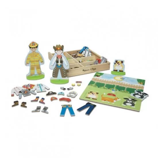 Set de joaca magnetic Meserii - Melissa & Doug Set de joaca magnetic Meserii - Melissa & Doug