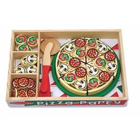 Set de joaca Pizza Party Melissa and Doug Set de joaca Pizza Party Melissa and Doug