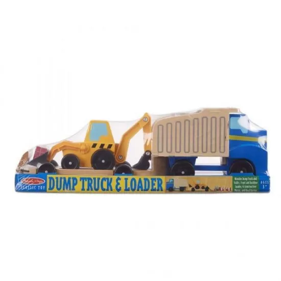 Set de joaca 4 utilaje de constructii din lemn Set de joaca 4 utilaje de constructii din lemn