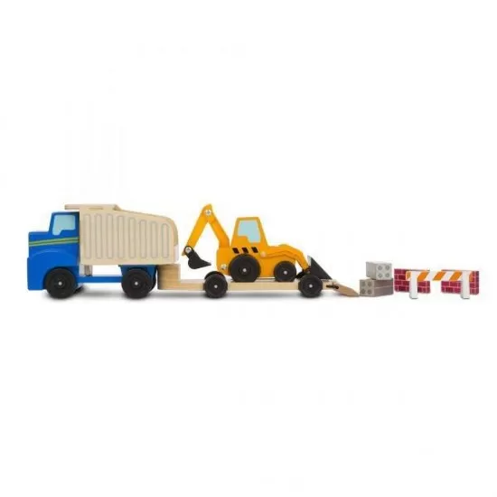 Set de joaca 4 utilaje de constructii din lemn Set de joaca 4 utilaje de constructii din lemn