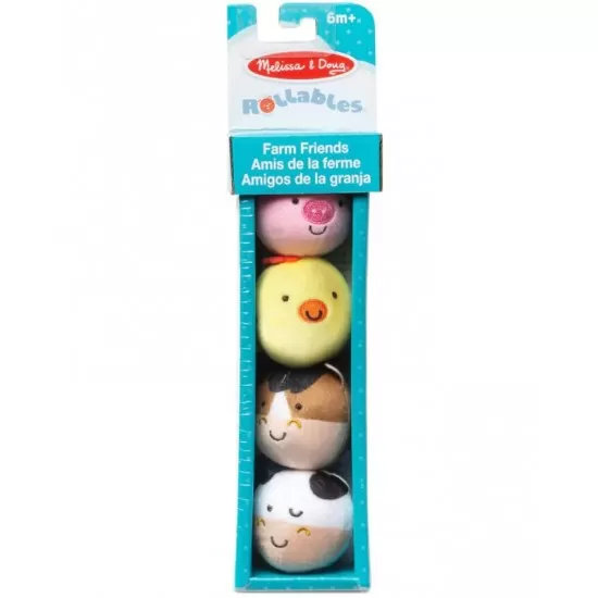 Set de jucarii pentru bebelusi Animale de la ferma Set de jucarii pentru bebelusi Animale de la ferma