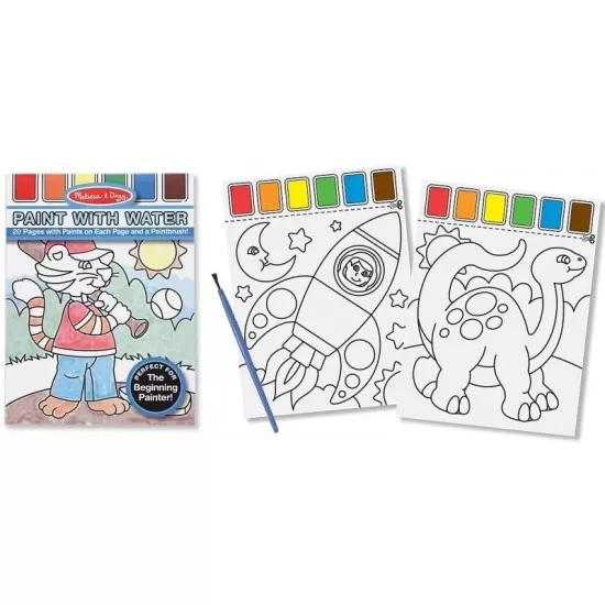 Set de pictura cu apa Melissa and Doug Albastru Set de pictura cu apa Melissa and Doug Albastru