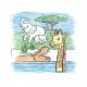 Set de pictura cu apa Safari Melissa and Doug Set de pictura cu apa Safari Melissa and Doug