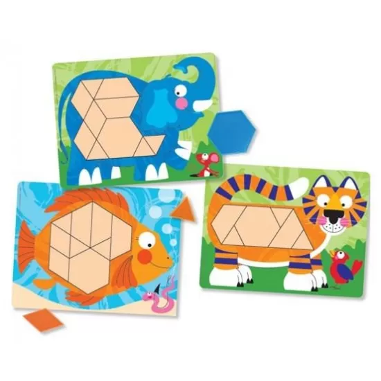 Set de sabloane cu animale Melissa and Doug Set de sabloane cu animale Melissa and Doug