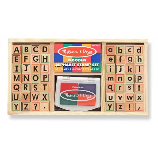 Set de stampile Alfabet Melissa and Doug Set de stampile Alfabet Melissa and Doug