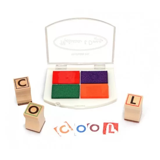 Set de stampile Alfabet Melissa and Doug Set de stampile Alfabet Melissa and Doug