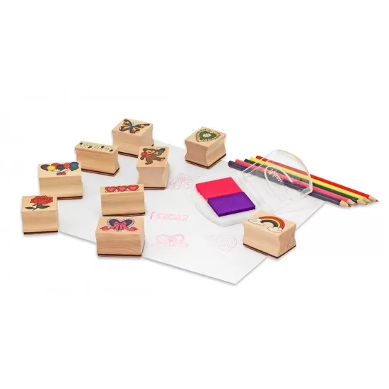 Set de stampile Prietenie Melissa and Doug Set de stampile Prietenie Melissa and Doug