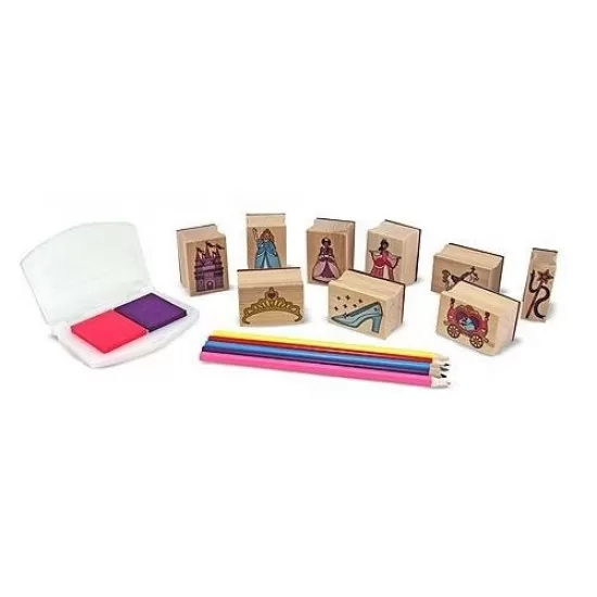 Set de stampile Printese Melissa and Doug Set de stampile Printese Melissa and Doug