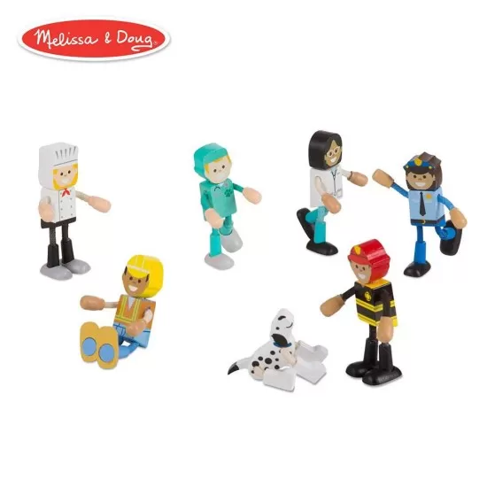 Set figurine flexibile Meserii - Melissa & Doug Set figurine flexibile Meserii - Melissa & Doug