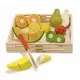 Set fructe lemn pentru taiat - Melissa & Doug Set fructe lemn pentru taiat - Melissa & Doug