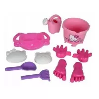 Set jucarii nisip cu galetusa Hello Kitty