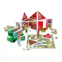 Set magnetic de joaca La Ferma Melissa & Doug 102 piese