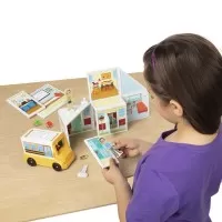 Set magnetic de joaca La Scoala Melissa & Doug 106 piese