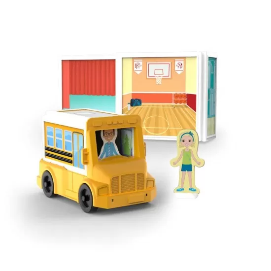 Set magnetic de joaca La Scoala Melissa & Doug 106 piese