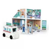 Set magnetic de joaca Spitalul Melissa & Doug 83 piese