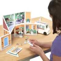 Set magnetic de joaca Spitalul Melissa & Doug 83 piese