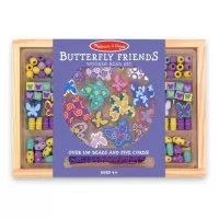 Set margele din lemn Fluturasi Prietenosi Melissa and Doug