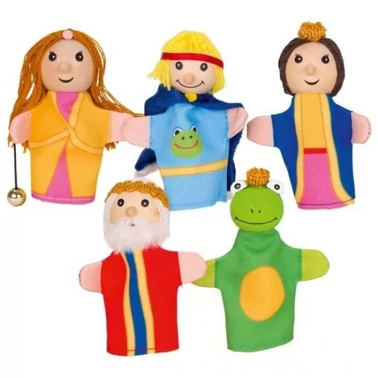 Set papusi de deget - Regele Broscoi Set papusi de deget - Regele Broscoi