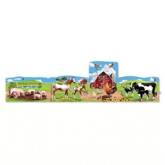 Set puzzle podea conectabile Ferma Melissa and Doug Set puzzle podea conectabile Ferma Melissa and Doug