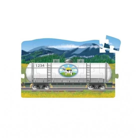 Set puzzle podea conectabile Trenuri Melissa and Doug Set puzzle podea conectabile Trenuri Melissa and Doug