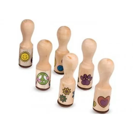 Set stampile Happy Handle Deluxe Melissa and Doug Set stampile Happy Handle Deluxe Melissa and Doug