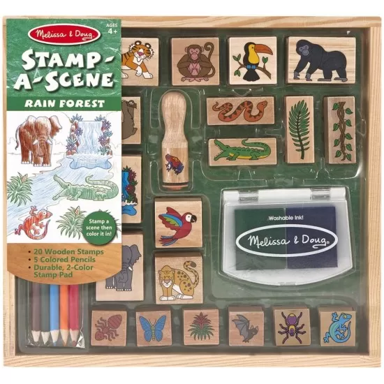 Set stampile Jungla Melissa and Doug Set stampile Jungla Melissa and Doug