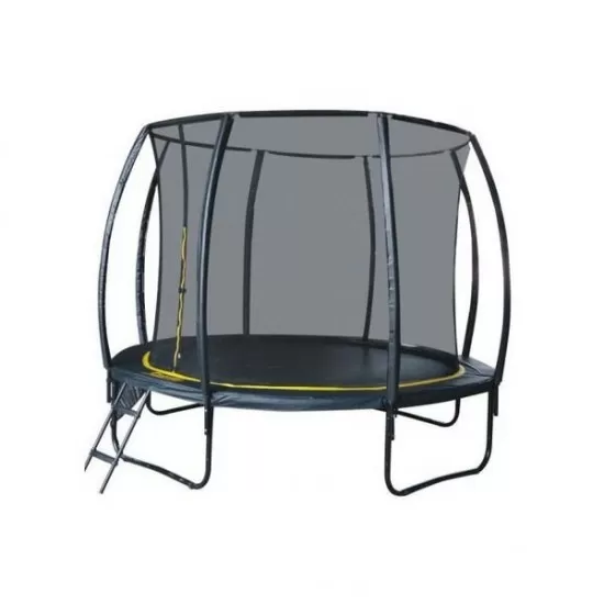 Set trambulina 366 cm cu plasa si scarita Ookee Jump Carbon Set trambulina 366 cm cu plasa si scarita Ookee Jump Carbon