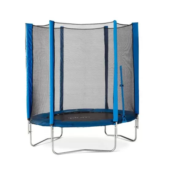 Set trambulina cu plasa de protectie Junior Blue 140 cm Plum Set trambulina cu plasa de protectie Junior Blue 140 cm Plum