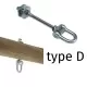Sistem de prindere leagan tip D 14 cm